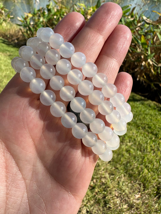 White Agate Bracelet