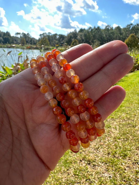 Carnelian Bracelet 6mm