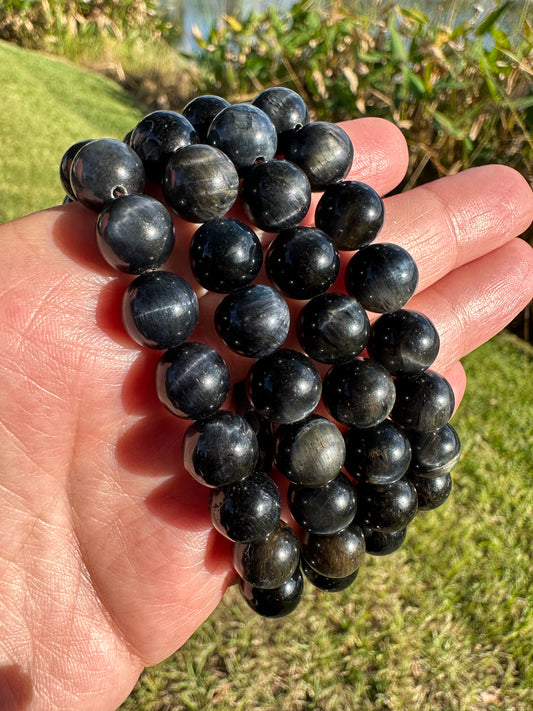 Blue Tigers Eye Bracelet