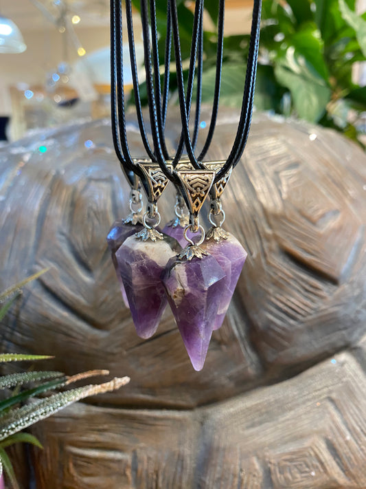 Amethyst Pendulum Pendant