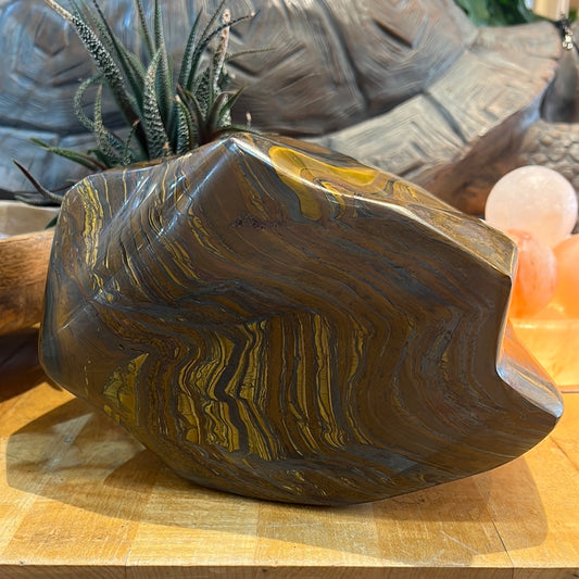 Large Tigers Eye Display Piece