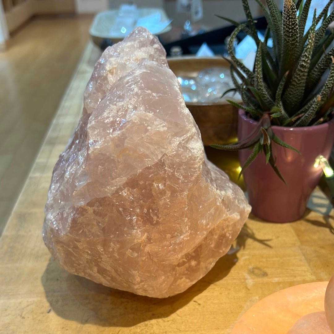 Rose Quartz Rough Display Piece